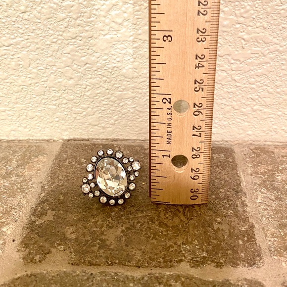 Givenchy Rhinestone Clip-on Earrings - Picture 7 of 8